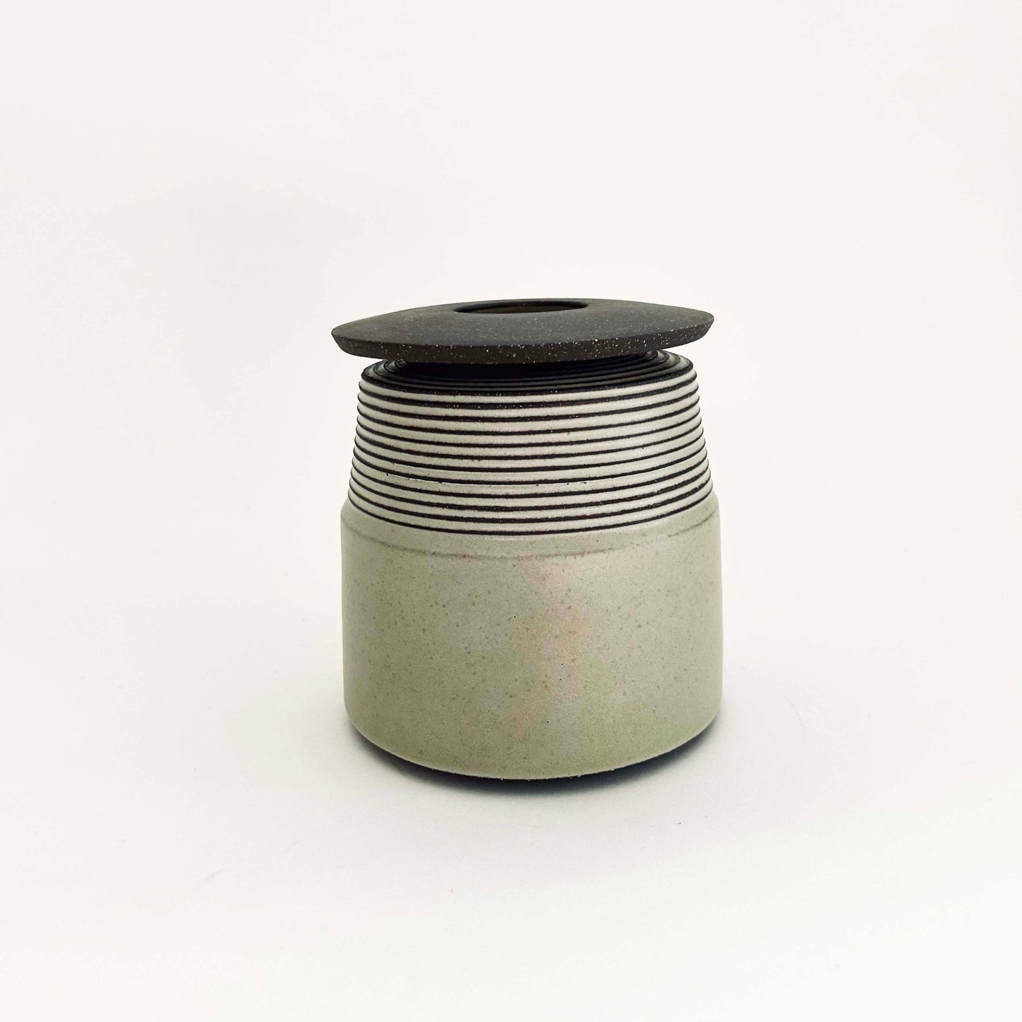 Lidded Vessel in Moss