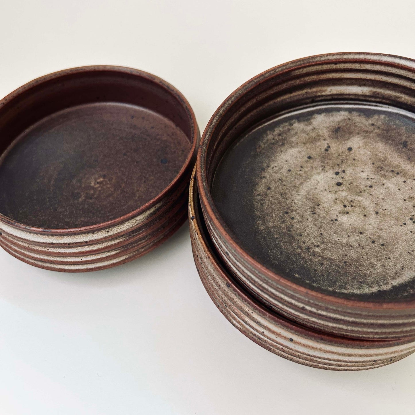 Ribbed Everyday Bowls, Mocha Cream