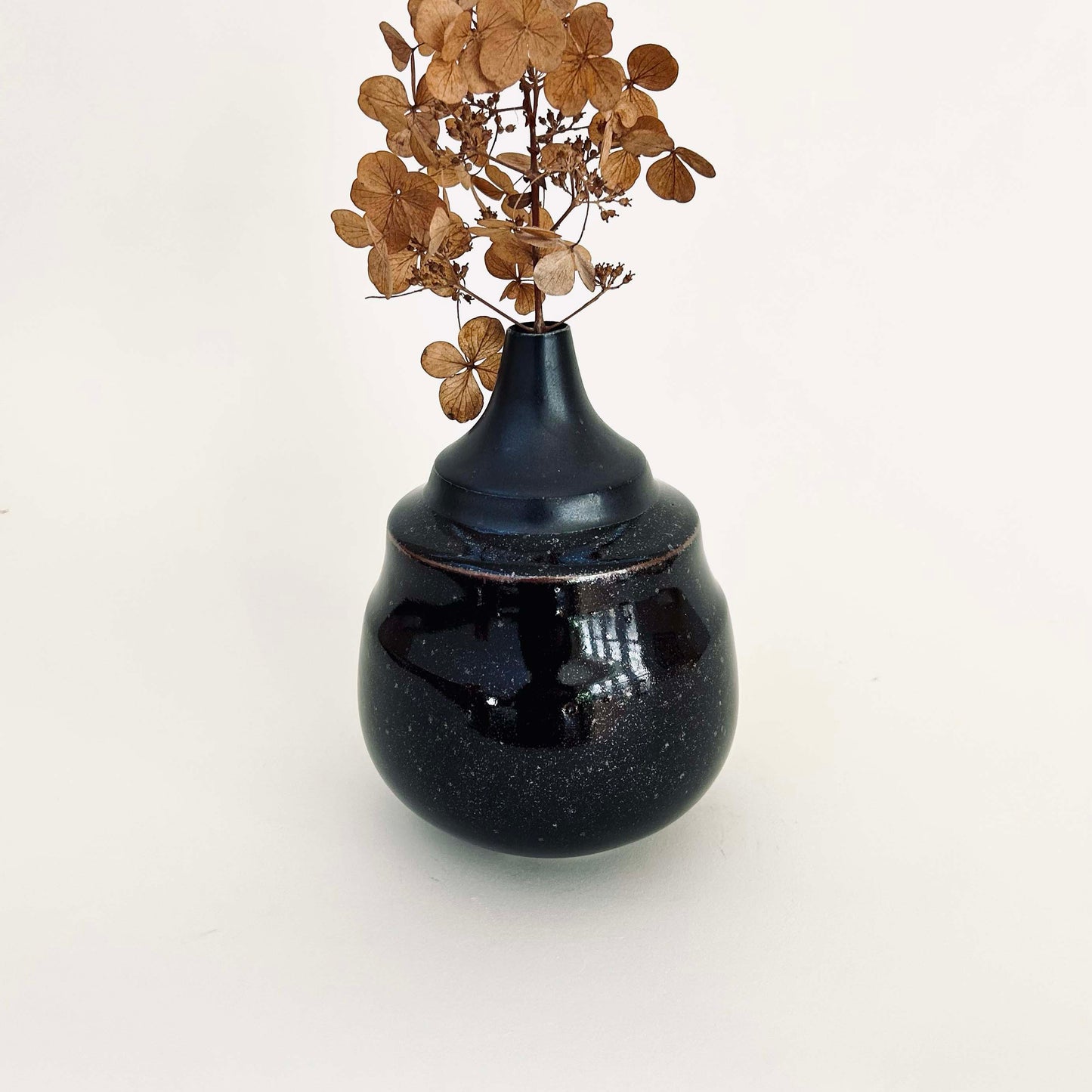 Bud Vase in Oil Spot