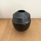 Two-toned Vase in Matte Black/Oil Spot