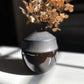 Two-toned Vase in Matte Black/Oil Spot