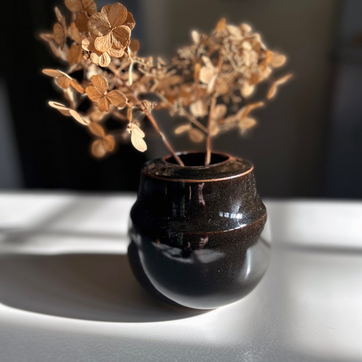 Vase in Oil Spot