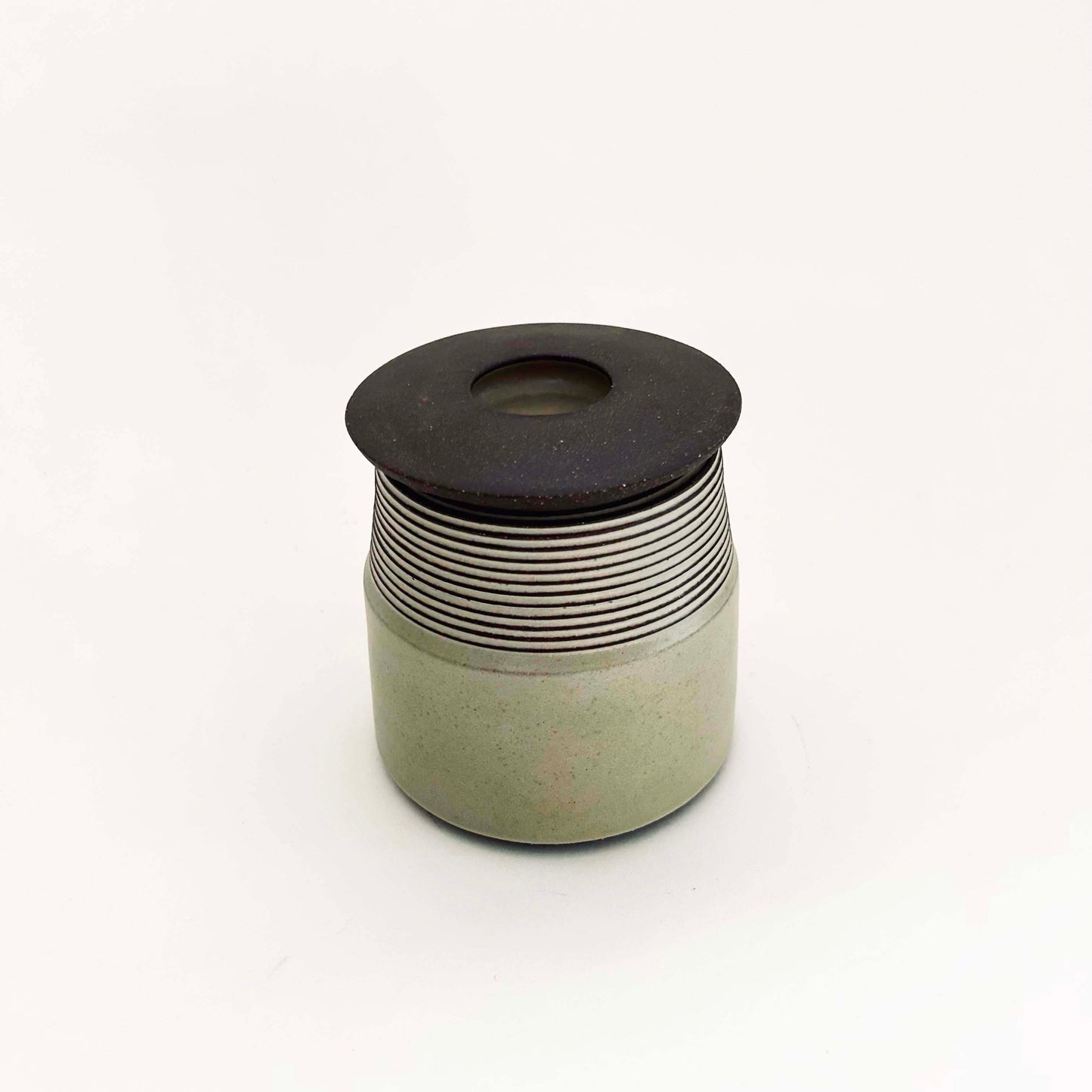 Lidded Vessel in Moss