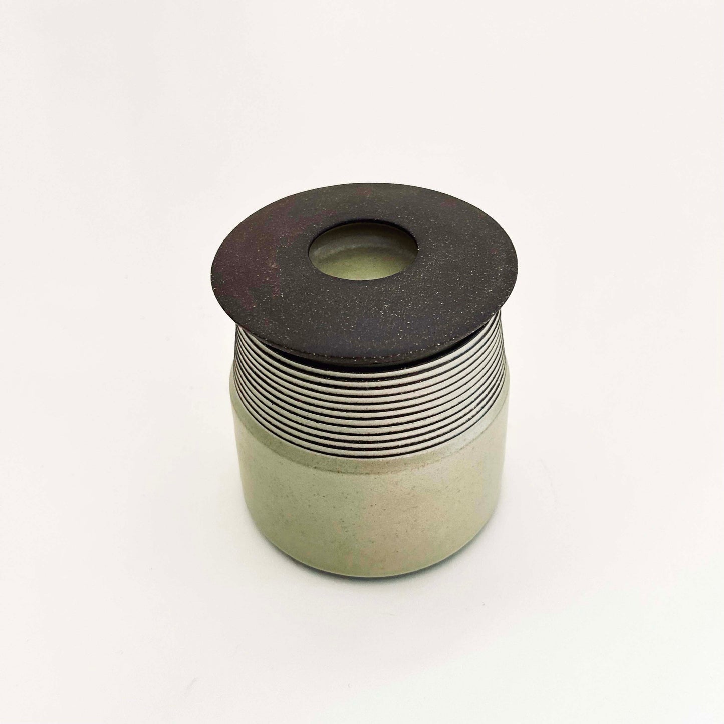 Lidded Vessel in Moss
