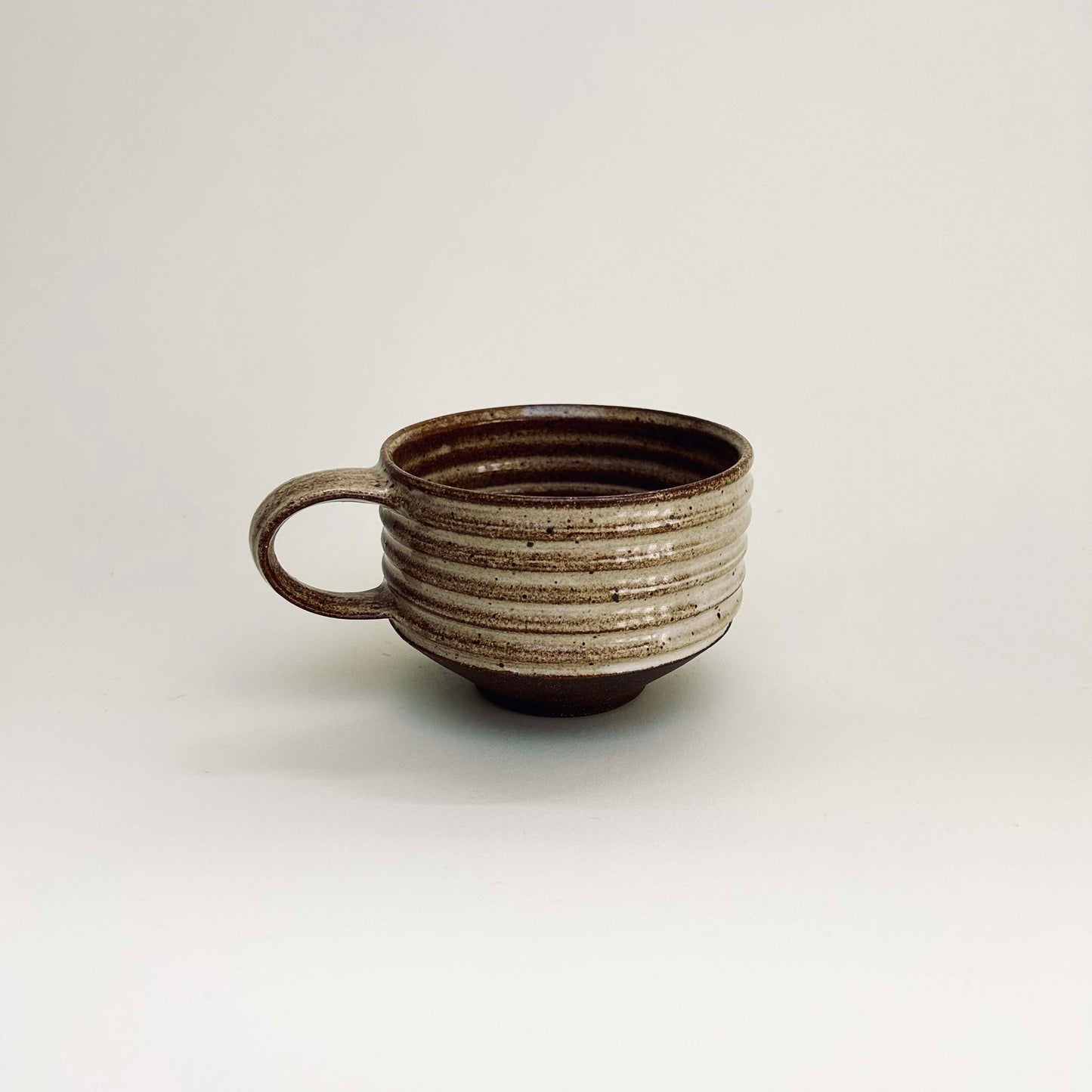 Ribbed Cup, Warm White