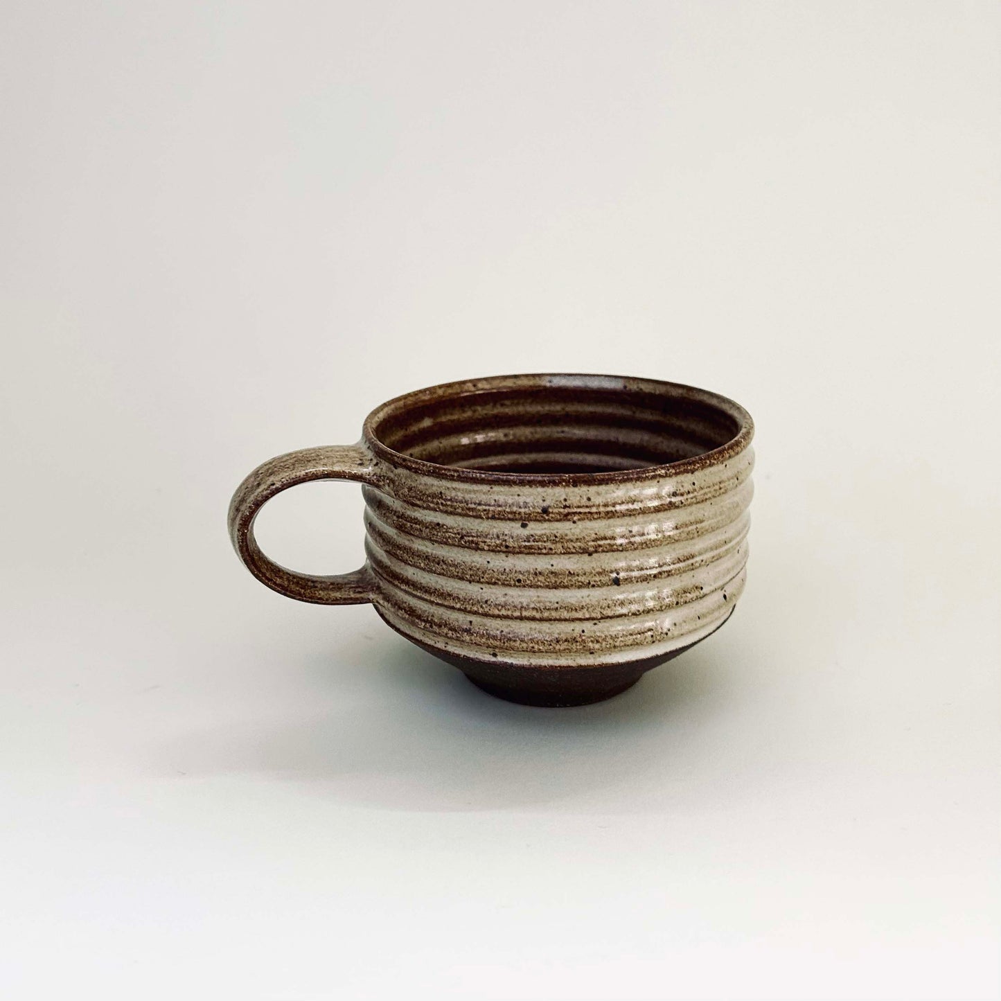 Ribbed Cup, Warm White