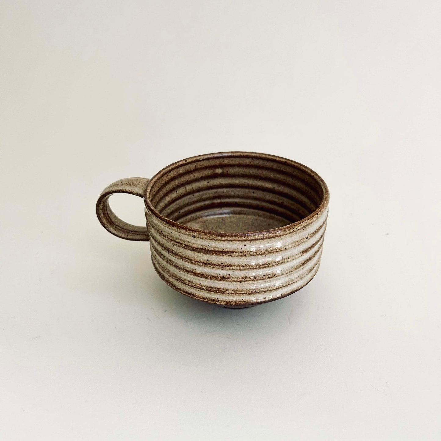 Ribbed Cup, Warm White