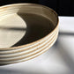 Low Profile, Ribbed Serving Bowl, Warm White