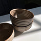 Ribbed Soup Bowls, Rust