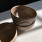 Ribbed Soup Bowls, Rust