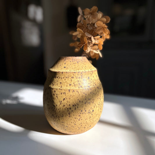 Ripple Vase , Yellow Salt