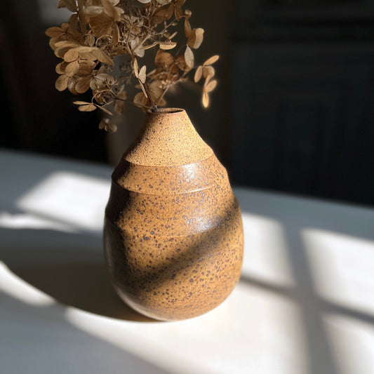 Ripple Vase No.2 , Yellow Salt