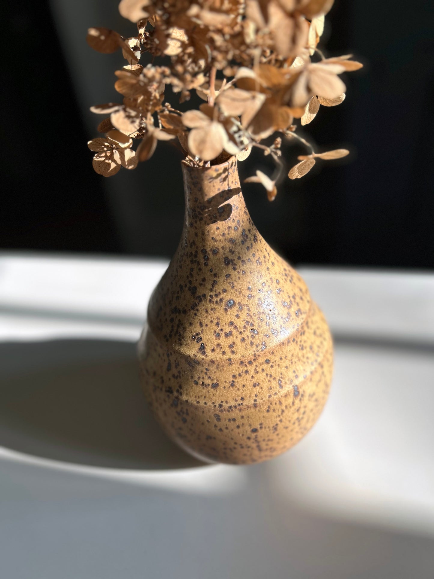 Ripple Vase No.3, Yellow Salt