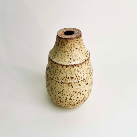 Speckled Vase in Yellow Salt