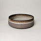 Low Profile, 10" Textured Serving Bowl in Mocha Cream