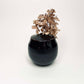 Two-Tone Vase In Satin Black
