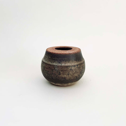 Small Bud Vase in Mocha Creme