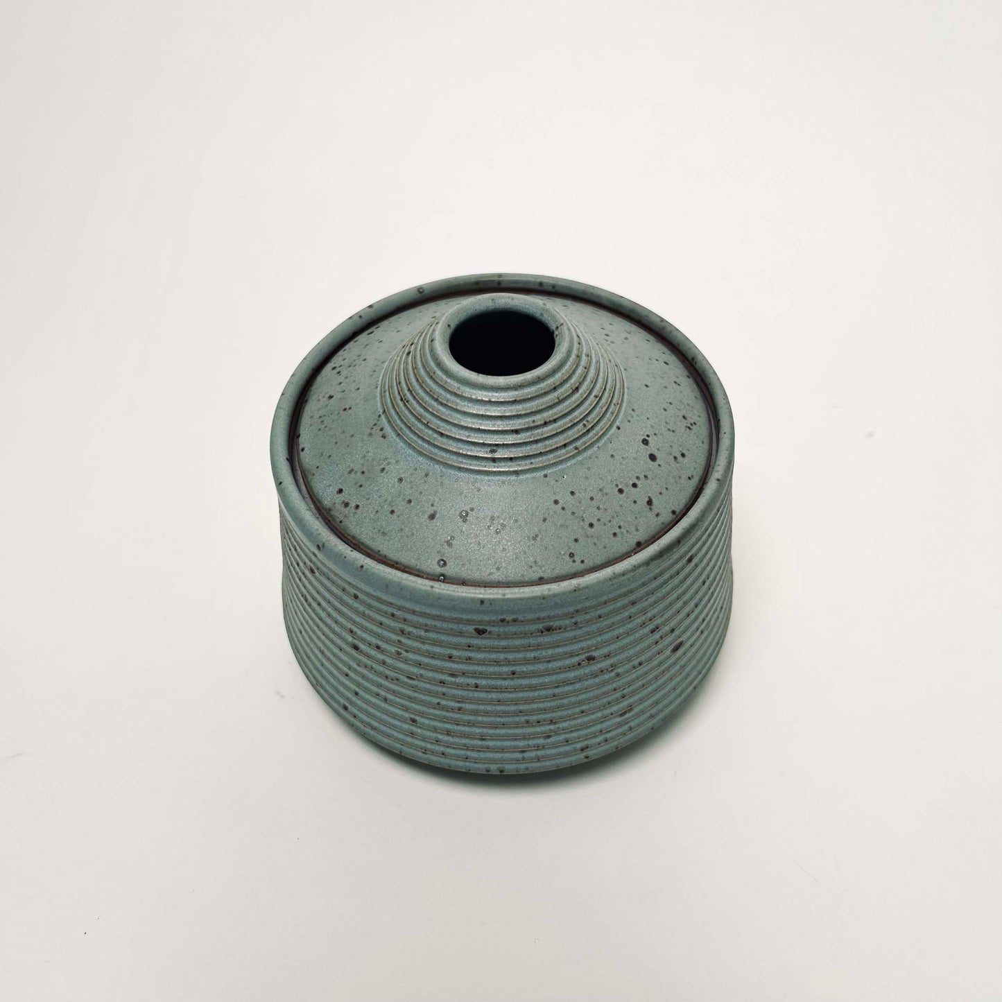 Small Tapered Lidded Vessel in Gitta's Blue