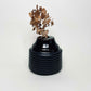 Cylindrical Ribbed Vase in Satin Black, No.3