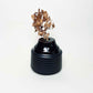 Cylindrical Ribbed Vase in Satin Black, No.3