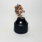 Cylindrical Ribbed Vase in Satin Black, No.3
