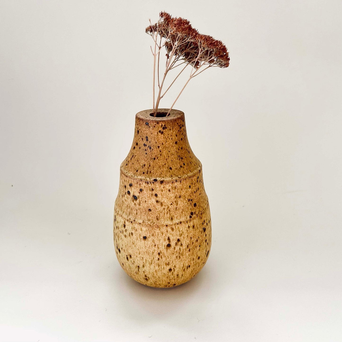 Speckled Vase in Yellow Salt