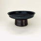 Wide Pedestal Bowl in Black