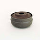 Wide Angular Lidded Vessel in Griege