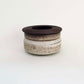 Wide Vessel w/ Textured Lid in Mocha Creme
