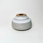 Cylindrical Textured Bud Vase in Matte White
