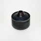 Two-toned Tapered Lidded Vessel in Oil Spot/Black