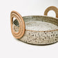 Serving Bowl w/ Ribbed Handles in Matte White, 10.25"